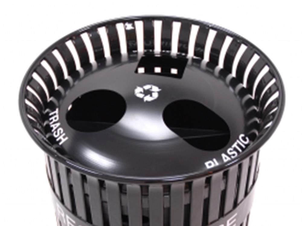 Recycled Trash Can Lid
